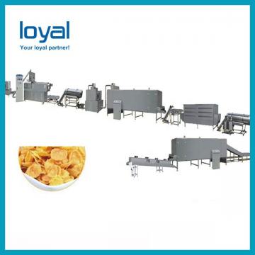 Automatic Corn Flakes Making Machine , Gas / Diesel / Electric Extruded Snacks Machinery