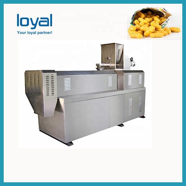 Extruded rice chips snack food making machine processing line